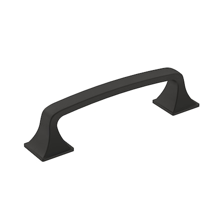 Amerock Ville 3-3/4 inch (96mm) Center-to-Center Matte Black Cabinet Pull, 25PK 25VMP36775FB