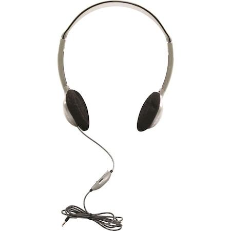 Hamiltonbuhl Hamilton Buhl SchoolMate Personal Mono/Stereo Headphones with In-Line Volume, 32 Ohms Impedance HA2V