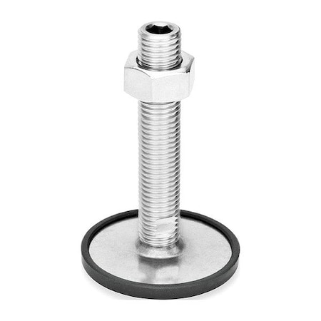 J.W. Winco Male-End Leveling Mount, 3.03 in H 41-60-5/8X11-75-D1-UK