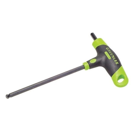 Greenlee SAE Plain Ball Hex Key Hex Key, 7/32" Tip Size, 5 1/16 in Long, 2 3/64 in Short 0254-48