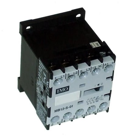 Imo Automation Mini Contactor 3 Pole Open 5.5kW 12A AC3, 1 Normally MB12-S-0124