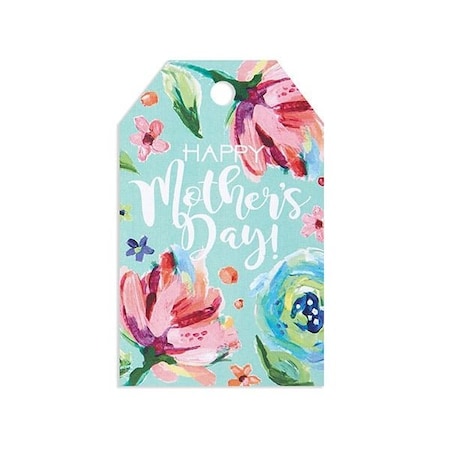 Nashville Wraps Posh Peonies Mothers Day Gloss Gift Tag, 2.25x3.5, 50PK PTPOP