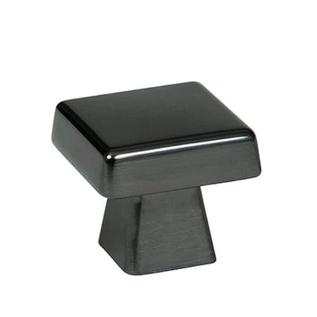 Classic Accessories Square Knob Gunmetal - 1.06 in. VE2130788