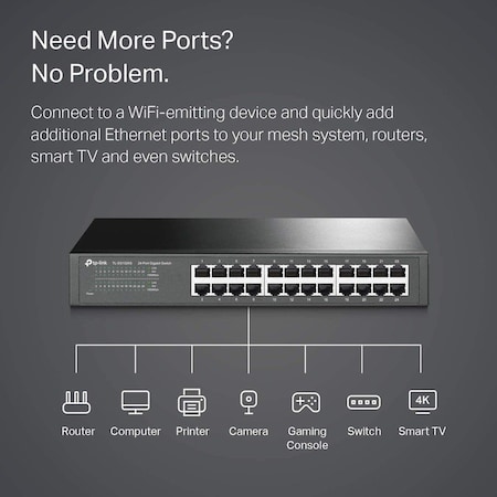 Tp-Link 24-PORT GIGABIT DESKTOP/RACKMOUNT SWITCH TL-SG1024S