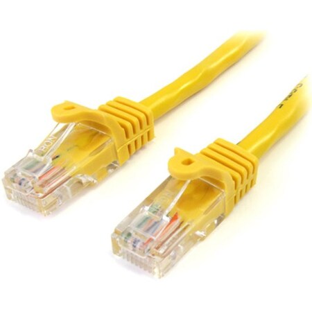 Startech.Com 25FT YELLOW SNAGLESS CAT5E PATCH CABLE 45PATCH25YL