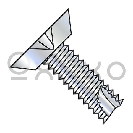 Oxoxo 10-16X1/2 Phillips Flat Undercut Thread Cutting Screw Type 25 Fully Threaded Zinc, 10000PK 290557
