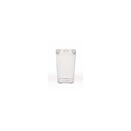 Moda At Home Enterprises Ltd Optiks Toothbrush Holder, Clear Acrylic 101081