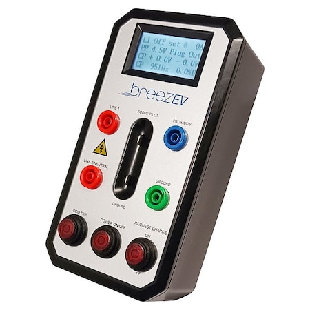 Breez-Ev EV Tester, EV Charger Tester, Black/White EVC-L2-ACC-TESTER-J1772
