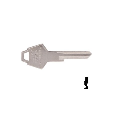 Ilco Unican Chrysler Key Y152, 10PK P1770U