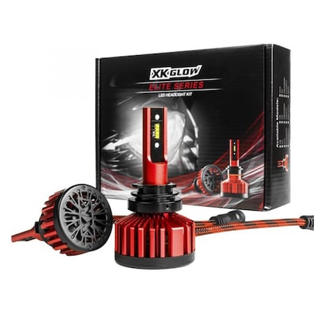 Backseat Hb3 9005-9011, H10 9045, 9140, 9155 Elite Series LED Headlight Kit for 1995-1998 Audi A6 BA1603160