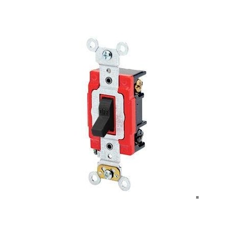 Leviton Toggle 3-Way 20A Extra HD Black 1223-2E