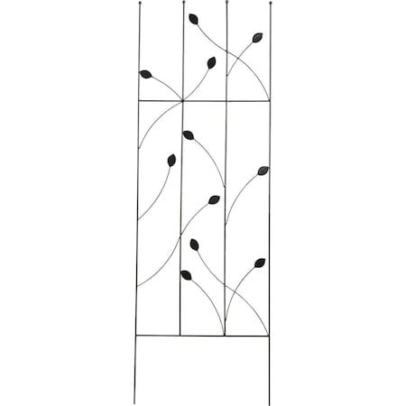 Best Garden Metal Ladder Black Trellis 754484