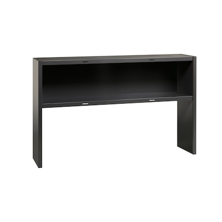 Hirsh Desk Hutch, 36 in H, 59 in W X Metal, Black 20562