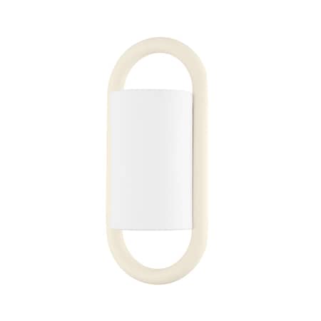 Mitzi Wynter 1 Light Wall Sconce 9.5 In. Textured Cream H652101-TCR