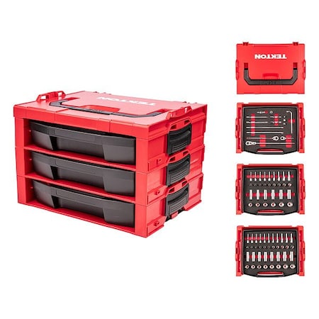 Tekton Socket and Ratchet Set, 83 Pieces SKT16301