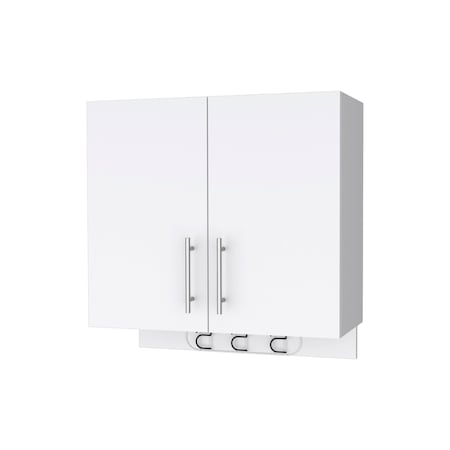 Homeroots 26" White Accent Cabinet With One Shelf 518203