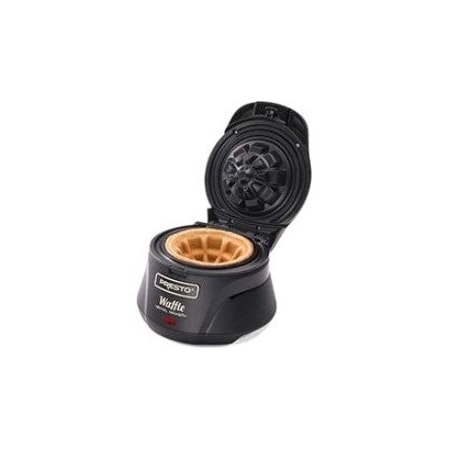 National Presto Presto 1 waffle Semi-Gloss Black Plastic Waffle Bowl Maker 03500