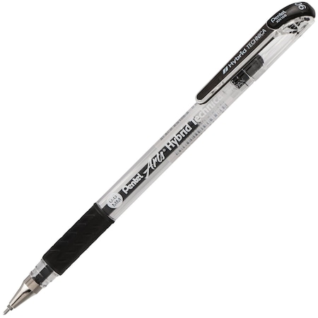 Pentel Hybrid Technica (0.6mm) Gel Pen, Black Ink, 12PK KN106-A