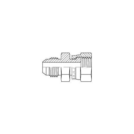 Adaptall MALE JIC X FEMALE FLAT-FACE BSPP (SWIVEL) HIAB 1/2 in 3/8 in 9210-08-06