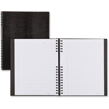 Dominion Blueline NotePro Plain-Ruled Hardcover Notebook, 11 x 8-1/2, 300 Pages, Black A10300BLK
