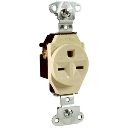 Nextgen 5651ICC8 15A Heavy Duty Single Outlet, Ivory NE569226
