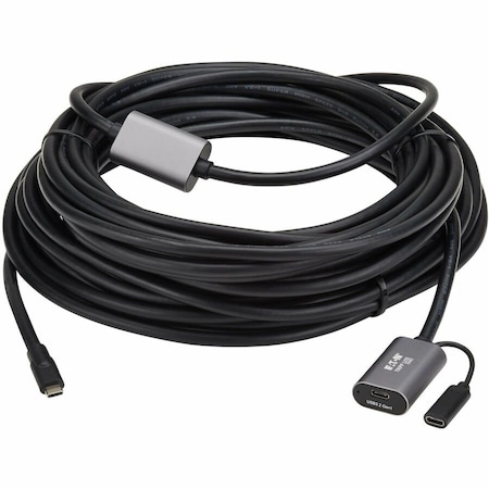 Eaton EATON USB 3.2 Gen 1 Active Extension Cable W USB-C Charging USB-C To U330-15M-C2C-C