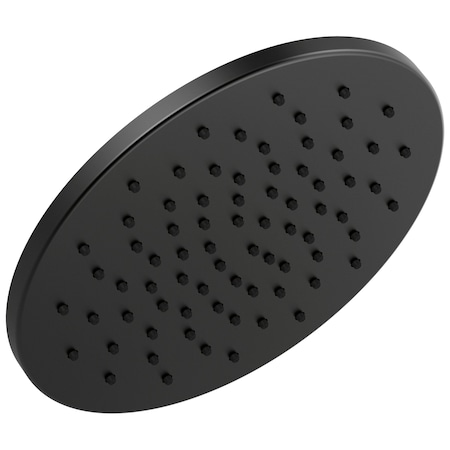 Delta Universal Showering Components Single-Setting Metal Raincan Shower Head In Matte Black 52158-BL