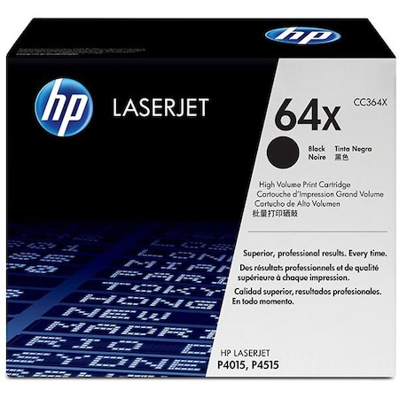 Hp 64X (CC364X) Black Original LaserJet Toner Cartridge (24,000 Yield) CC364X