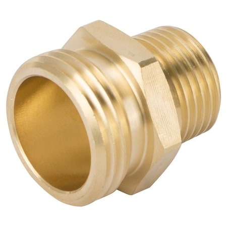 Landscapers Select Hose Connector, 1/2 x 3/4 in, MNPT x MNH, Brass, Brass GHADTRS-2