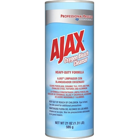 Ajax Cleaners & Detergents, Canister, 21oz Can, Unscented, 24 PK 14278