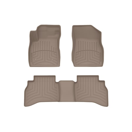 Weathertech Tan, Front and Rear FloorLiner HP 451617-1-5IM