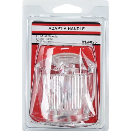 Westlake Pipe & Fittings Acrylic Universal Clear Diverter Faucet Handle 1/1/4025