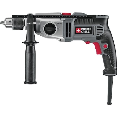 Porter-Cable PORTER-CABLE PC70THD Hammer Drill, 120 V, 1/2 in Chuck PC70THD