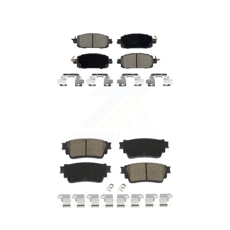 Cmx Front Rear Ceramic Brake Pads Kit For 2021-2022 Nissan Kicks Disc rear brakes KCX-100621