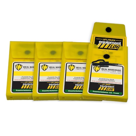 Ideal Warehouse Innovations Replacement Checklist Book, 1" W, PK4 70-1061-CP