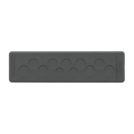 Detas DES-PM S 46/7G Cable Entry Plate, Cutout 46 x 18 mm, Grey 1732074607