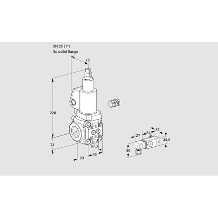 Honeywell Kromschroder VAS125/-R/LQGL KS88008355