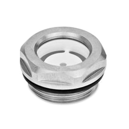 Jw Winco GN743.4-11-M16X1, 5-A OIL SIGHT GLASS S.S 743.4-11-M16X1.5-A