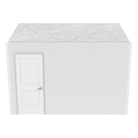 Versare Cubicle Wall Set, White, 96 in H 5801620