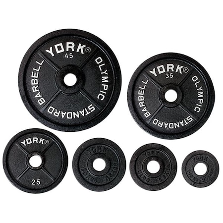 York Barbell Legacy Olympic Standard Plate - 25 lbs YO626734