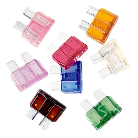 Betterbattery ATC Low A Fuse Assortment - Clear, 8PK BE878529