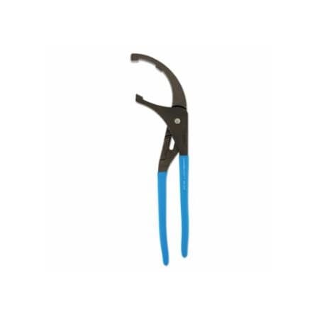 Channellock Oil Filter/PVC Pliers, Curved Jaw, 15.5 in OAL 140-215-BULK
