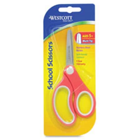 Acme United Kids Scissors, Soft Handle, Blunt, 5 in., STST Blades-Assorted AC463700