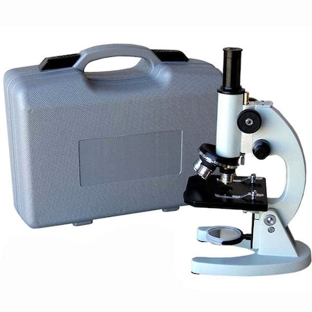 Amscope M60 Metal Body Glass Lens Biology Student Monocular Compound Microscope 40X-640X w/ABS Case M60A-ABS