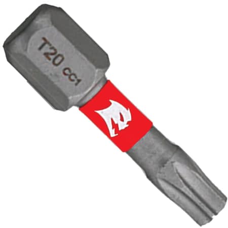 Diablo T20 TORX 1'' Insert Impact Screwdriver Bit, 5PK DT201P5