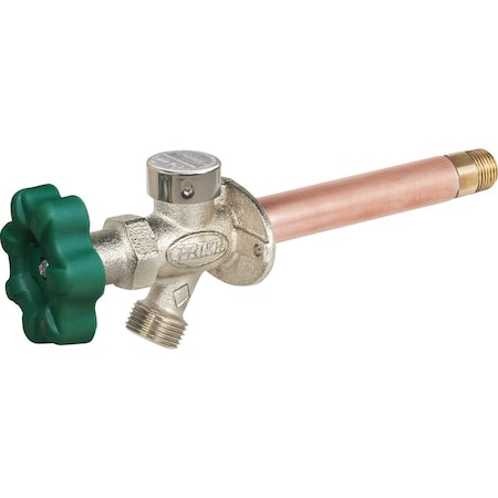 Prier 1/2'' SWT x 1/2'' IPS x 8'' Quarter-Turn Frost Free Wall Hydrant P-164D08