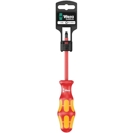 Wera 168 i SB VDE Insulated screwdriver for square socket head screws, # 3 x 150 mm 5100026001