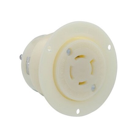 Leviton Industrial Grade Flanged Outlet 20 Amp, 277/480 Volt 3PY 2456