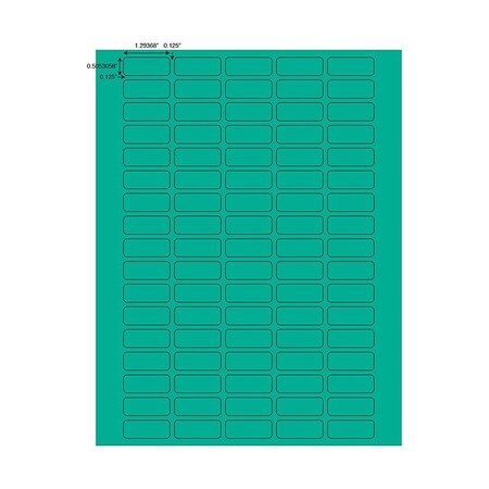 Zoro Select Cyro Label, Assorted, Polypropylene, PK20 GRAING-C9