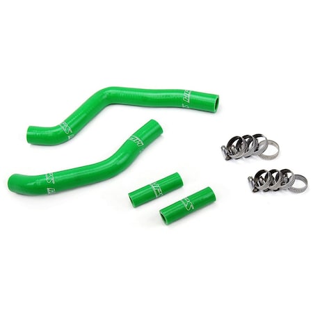 Hps Performance High Temp Reinforced Silicone Radiator Coolant Hose Kit, Green,  57-1365-GRN